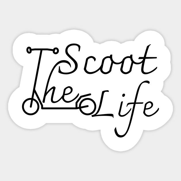 The Scoot Life Sticker by Catchy Phase